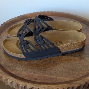 Birkenstock Granada Women's 42 Black And Box Leather Comfort L 11 M 9 Medium